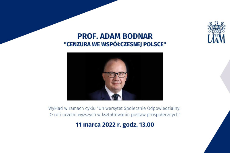 Wykład profesora Bodnara – Cenzura we współczesnej Polsce