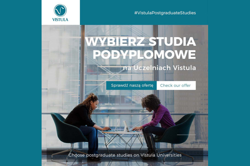 Wybierz studia podyplomowe na Uczelniach Vistula