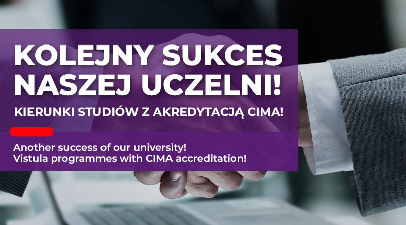 AFiB Vistula – kierunki studiów z akredytacją CIMA