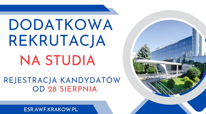 Dodatkowa rekrutacja 2023/2024 na AWF w Krakowie