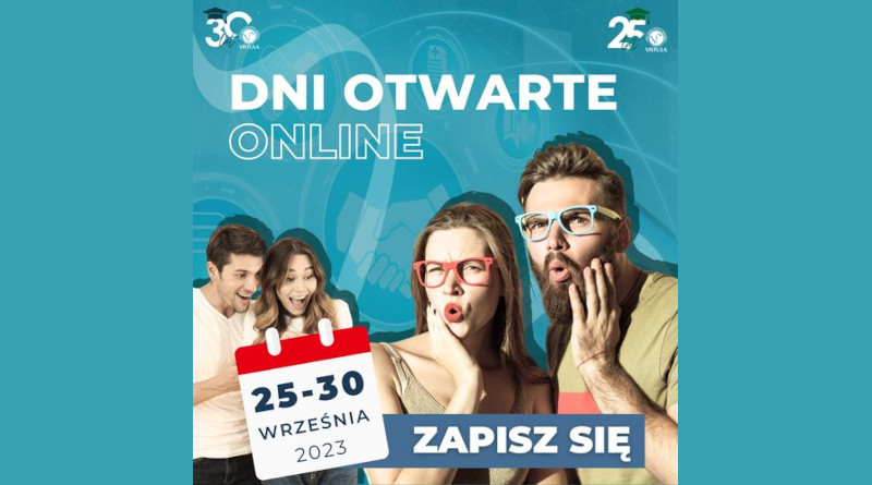 Dni Otwarte Online w Uczelniach Vistula – 25-30 września
