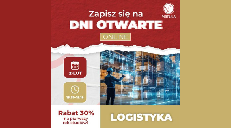 Dzień Otwarty Online kierunku Logistyka – AFiB Vistula w Warszawie