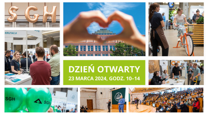 Dzień Otwarty SGH 2024 – Szkoła Główna Handlowa w Warszawie