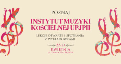 Dni Otwarte – poznaj Instytut Muzyki Kościelnej UPJP2 w Krakowie