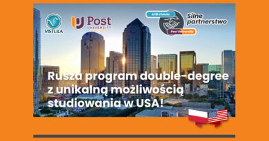 Podwójny dyplom Vistula University i Post University (USA) – dwa dyplomy w cztery lata