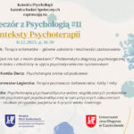 UJD w Częstochowie – Wieczór z psychologią – sympozjum naukowe online