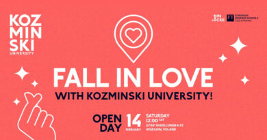 Akademia Leona Koźmińskiego w Warszawie – Dzień Otwarty „Zakochaj się w Koźmińskim”