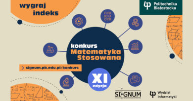 Politechnika Białostocka – Matematyka stosowana – konkurs o indeks PB Politechnika Białostocka – Matematyka stosowana – konkurs o indeks PB