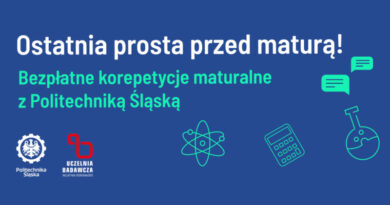 Politechnika Śląska poleca swoje bezpłatne korepetycje maturalne!