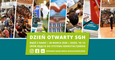 Szkoła Główna Handlowa w Warszawie – Dzień Otwarty SGH 2026