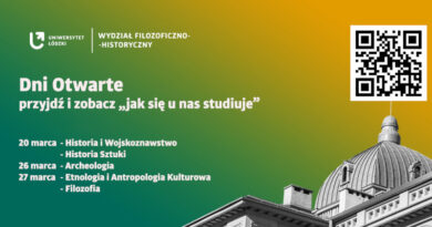 Uniwersytet Łódzki – Dni Otwarte Wydziału Filozoficzno-Historycznego UŁ 2026