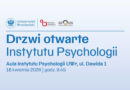 Uniwersytet Wrocławski – Drzwi Otwarte Instytutu Psychologii UWr 2026