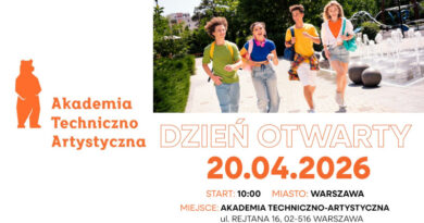 Akademia Techniczno-Artystyczna zaprasza na Dzień Otwarty ATA w Warszawie 2026