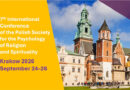 Uniwersytet Ignatianum – VII Międzynarodowa Konferencja Polskiego Towarzystwa Psychologii Religii i Duchowości
