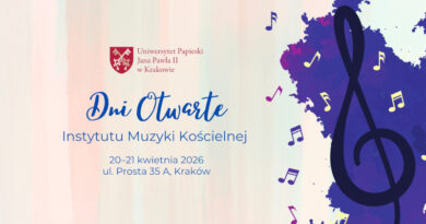 Dni Otwarte Instytutu Muzyki Kościelnej UPJP2 w Krakowie