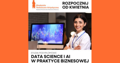Data Science i AI w Praktyce Biznesowej – Wrocławska Akademia Biznesu – Filia ATA we Wrocławiu