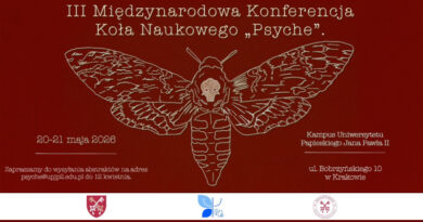 III Międzynarodowa Konferencja Koła Naukowego „Psyche” UPJP2 w Krakowie