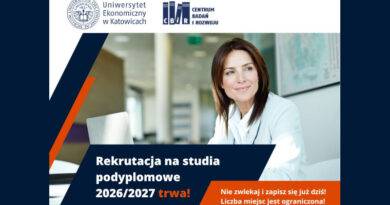Uniwersytet Ekonomiczny w Katowicach – ruszyła rekrutacja na studia podyplomowe 2026/2027