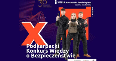 X Podkarpacki Konkurs Wiedzy o Bezpieczeństwie – WSPiA Rzeszowska Szkoła Wyższa