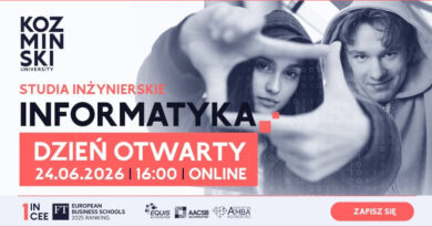 Akademia Leona Koźmińskiego w Warszawie – Dzień Otwarty ONLINE – informatyka – studia inżynierskie
