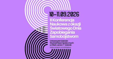 Uniwersytet Gdański – Konferencja z okazji Światowego Dnia Zapobiegania Samobójstwom