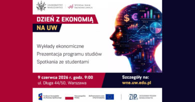 Uniwersytet Warszawski zaprasza na Dzień z Ekonomią na UW