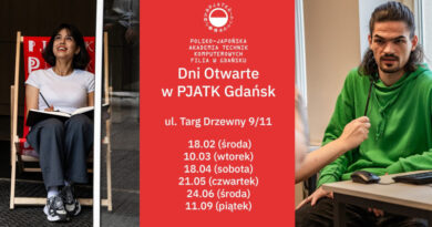 Dzień Otwarty PJATK w Gdańsku – wrzesień 2026