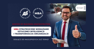 Studia podyplomowe MBA – Strategiczne wdrażanie sztucznej inteligencji i transformacja organizacji – Akademia Śląska