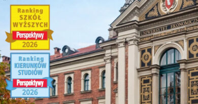 Uniwersytet Ekonomiczny w Krakowie umacnia swoją pozycję w Rankingu Szkół Wyższych Perspektywy 2026