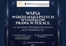 WSPiA Rzeszowska Szkoła Wyższa wśród najlepszych wydziałów prawa w Polsce wg rankingu Rzeczypospolitej