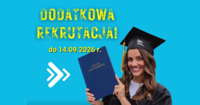 Dodatkowa rekrutacja na studia 2026/2027 – Politechnika Częstochowska