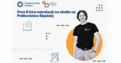 Druga tura rekrutacji na studia 2026/2027 – Politechnika Śląska