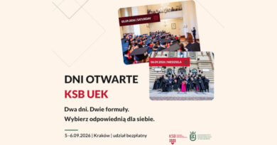 Uniwersytet Ekonomiczny w Krakowie zaprasza na Dni Otwarte KSB UEK 2026