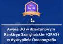 Uniwersytet Gdański: oceanografia coraz wyżej w światowym rankingu GRAS!