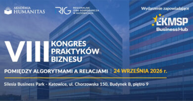 Akademia Humanitas zaprasza na VIII Kongres Praktyków Biznesu w Katowicach Akademia Humanitas zaprasza na VIII Kongres Praktyków Biznesu w Katowicach