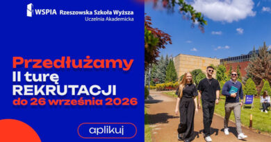 WSPiA Rzeszowska Szkoła Wyższa – druga tura rekrutacji na studia przedłużona!